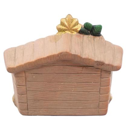 Imagem de Enfeite Natal Presépio Pequeno Em Resina - 14cm 