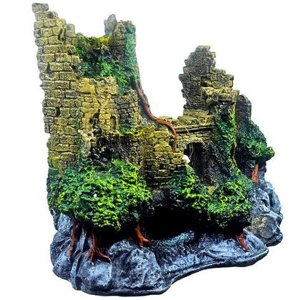 Imagem de Enfeite ornamento para aquários maquetes castelo medieval