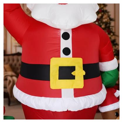 Imagem de Enfeite Papai Noel Gigante Inflável 2,40m com 9 Leds