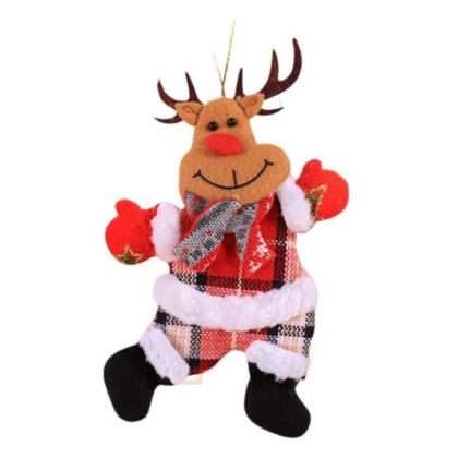 Imagem de Enfeite Para Arvore De Natal Papai Noel Decoração 17x12 Cm