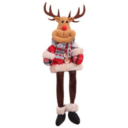 Imagem de Enfeite Para Arvore De Natal Papai Noel Decoração 17x12 Cm