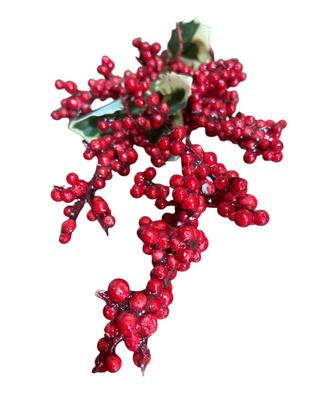 Imagem de Enfeite Pick Natalino Azevinhos com Pinha 27cm Decoração