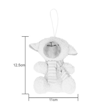 Imagem de Enfeites de Pendurar Ovelinha com Cachecol de Páscoa Rosa - 11x12,5x7cm - 1 unidade - Cromus - Rizzo