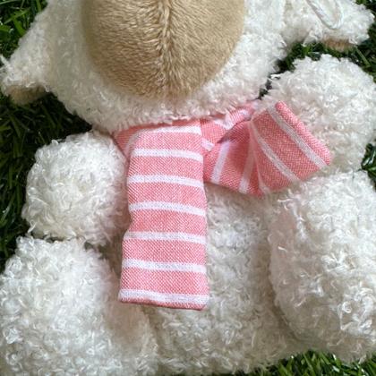 Imagem de Enfeites de Pendurar Ovelinha com Cachecol de Páscoa Rosa - 11x12,5x7cm - 1 unidade - Cromus - Rizzo