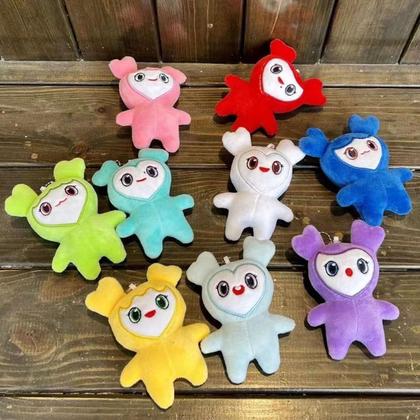 Enfeites de porta-chaves de brinquedo de pelúcia Korean KPOP Twice