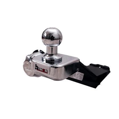 Imagem de Engate City Sedan 2022 2023 Braconi Não Precisa Furar com Bola Cromada Tração até 450kg Modelo Fixo - IM-243