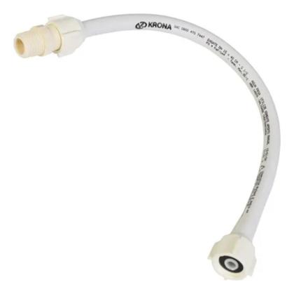 Imagem de Engate Flexível Rabicho Pvc 30cm 1/2 Krona Bodês Lavatório