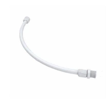 Imagem de Engate Flexível Tigre 60cm 1/2 PVC Rabicho Branco com Niple