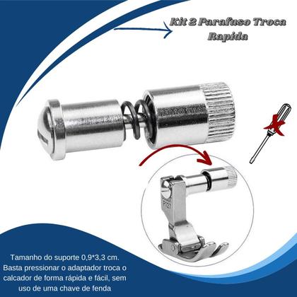 Imagem de Engate Haste Troca Rápida Maquina De Costura Reta Industrial