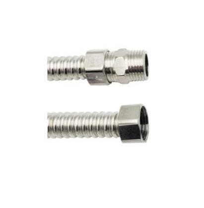 Imagem de Engate Inox Rígido P/Aquecedor - F1/2 X F1/2 - C/ Niple - 40Cm