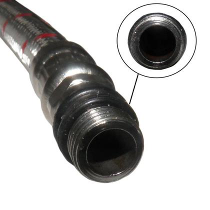 Imagem de Engate Rabicho 80cm Monocomando Misturador Par Kit 8 Unidades Mangueira Flexivel Agua Quente Fria Pia Torneira Banheiro Cozinha