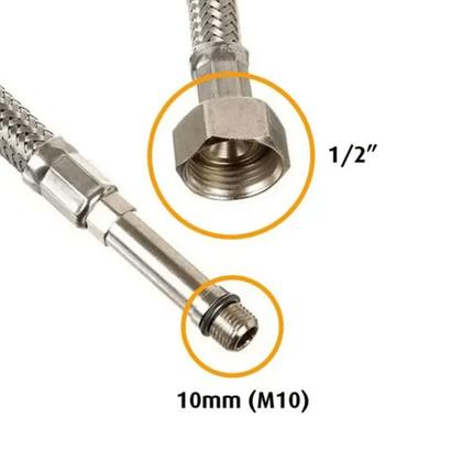 Imagem de Engate Rabicho 80Cm Monocomando Par Misturador Flexível