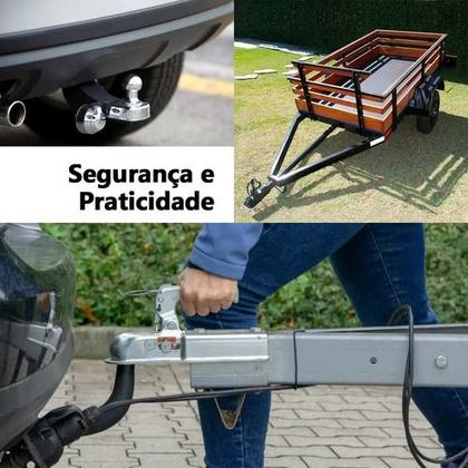 Imagem de Engate Rabicho Reboque Saveiro G5/g6/g7/g8 Gnv 700kg Fixo