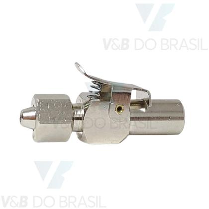 Imagem de Engate Rápido 3/8 Fêmea C/ Válvula (2)+macho S/ Válvula (1)