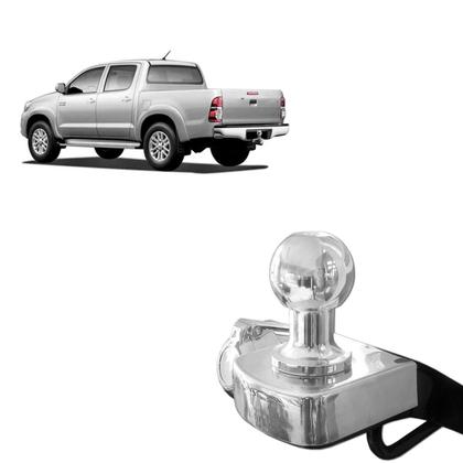 Imagem de Engate Reboque Hilux 2005 a 2024 Rabicho Removivel 1500 kg