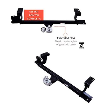 Imagem de Engate Reboque Rabicho Fixo Jumper Boxer 2002 a 2018 1200kg Braconi - BRCFT13