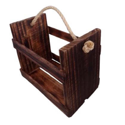 Imagem de Engradado De Madeira Envelhecido Para Cervejas - 7 Long Neck