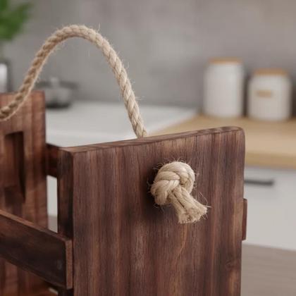 Imagem de Engradado De Madeira Envelhecido Para Cervejas - 7 Long Neck