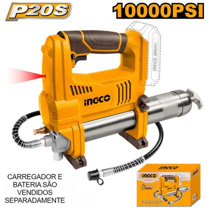 Imagem de Engraxadeira a Bateria 20V 690Bar Ingco GGLI2010
