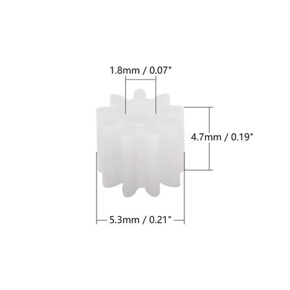 Imagem de Engrenagem de plástico Othmro 092A modelo 9 dentes para motor de robô de carro RC