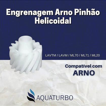 Imagem de Engrenagem Tanquinho Arno Pinhão Helicoidal Compatível com LAVTM, LAVM, ML70, ML71, ML20