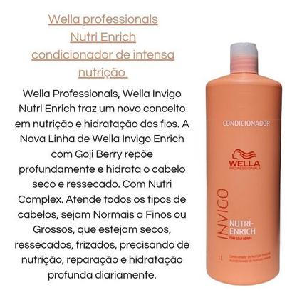 Imagem de Enrich Nutri Condicionador 1l Mascára 500ml Lavatório Salão Secos e Ressecados