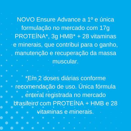 Imagem de Ensure Advance Morango e Banana 400g