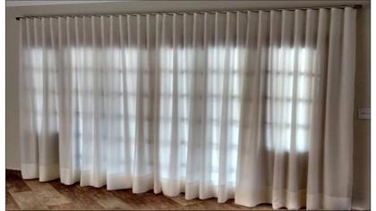 Imagem de Entretela TNT Para Confecção Cortina 50m X 5cm Largura - 150gm Wave/ Ilhos/ Argola/ Trilho Suiço