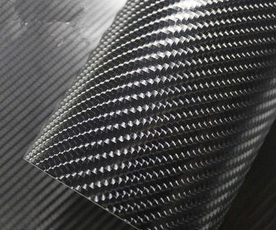 Imagem de Envelopamento Automotivo Vinil Fibra de Carbono Preto 4D Brilho Reposicionável 5D