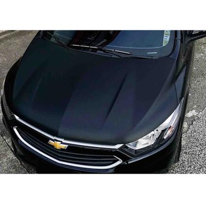 Imagem de Envelopamento Fibra Carbono Preto 140cmx50cm carros e moto