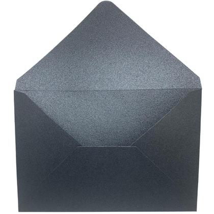 Imagem de Envelope Bico Preto Metálico 10,5 x 15,5 Cm 50 Unidades