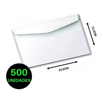 Imagem de Envelope Carta Para Correios 114x229mm Branco Sem Janela