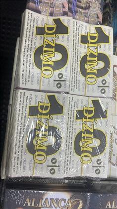 Imagem de Envelope Colado Dízimo com Pedido de Oração - 100 Unidades de Papel Offset