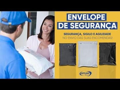 Imagem de Envelope de Segurança 40 x 50 Cm 250 Unidades Preto Artlimp