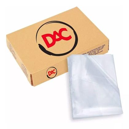 Imagem de Envelope Plástico A4 DAC Envelope Saco 4 Furos para Arquivamento Formato 240MM X 330MM Unidade