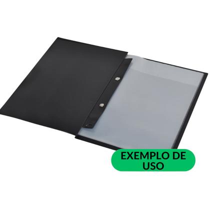 Imagem de Envelope Saco Plástico A4 Acp 0,12mm 2 Furos C/50 Médio