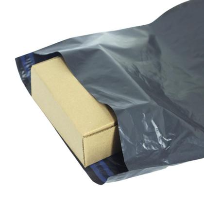 Imagem de Envelope Segurança 26x36 Cinza Reciclado Saco 100 Unidades