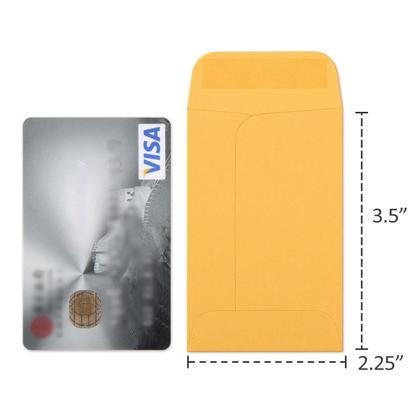 Imagem de Envelopes para moedas ValBox Small Parts Envelope 500/Box Brown
