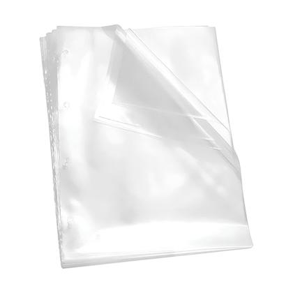 Imagem de Envelopes Plásticos 4 Furos Transparente Médio A4 Com 100 Un