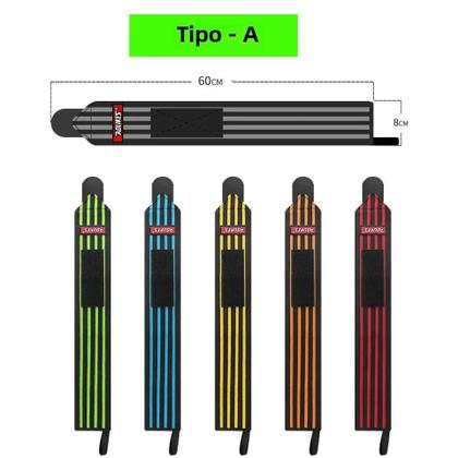 Imagem de Envoltórios de Pulso para Levantamento de Peso Aolikes - Suporte Profissional com Alça Resistente