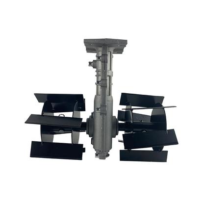 Imagem de Enxada Inchada Rotativa Capinadeira 28mm 9 Estrias para Roçadeira a Gasolina Importada Carbon Fak