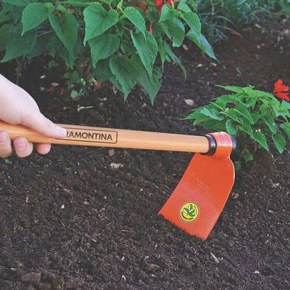 Imagem de Enxadinha Tramontina Em Aço Com Cabo De Madeira 60 Cm
