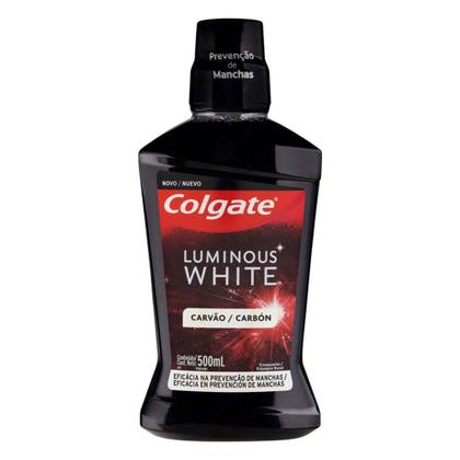 Imagem de Enxaguante Bucal Carvão Zero Álcool Colgate Luminous White Frasco 500ml