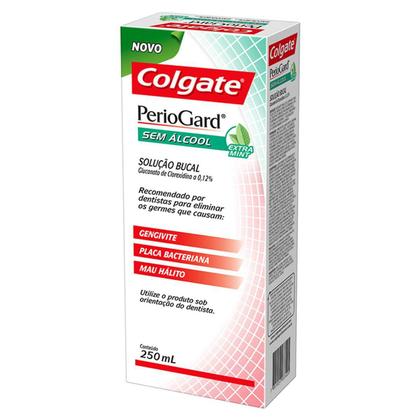 Imagem de Enxaguante Bucal Colgate PerioGard Extra Mint Sem Álcool 250ml