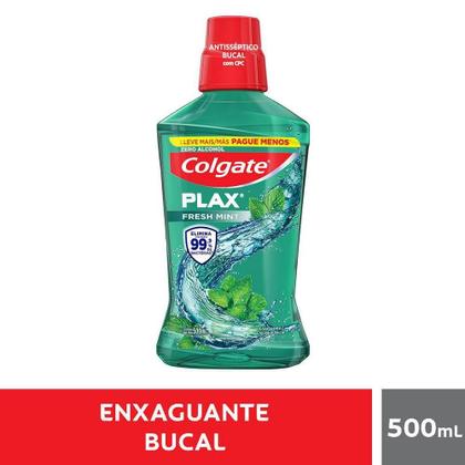 Imagem de Enxaguante Bucal Colgate Plax Fresh Mint 500ml Leve 500ml Pague 350ml
