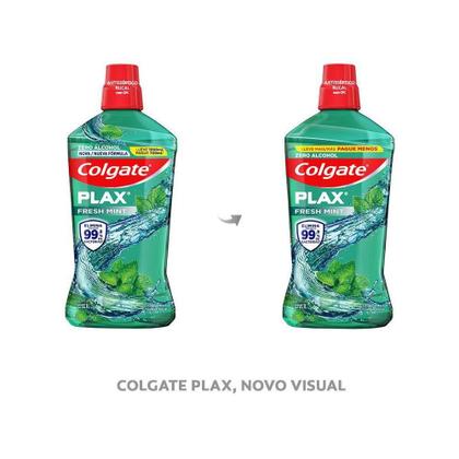 Imagem de Enxaguante Bucal Colgate Plax Fresh Mint Leve 1L Pague 700ml