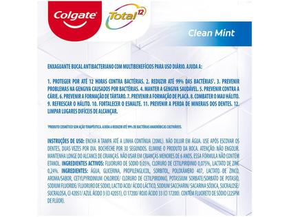 Imagem de Enxaguante Bucal Colgate Total 12 Clean Mint 2L