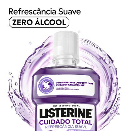 Imagem de Enxaguante Bucal Listerine Cuidado Total Zero Menta Fresca 250ml