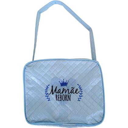 Imagem de Enxoval Bebê Reborn Menino 2 Trocas Bolsa Luxo Azul claro