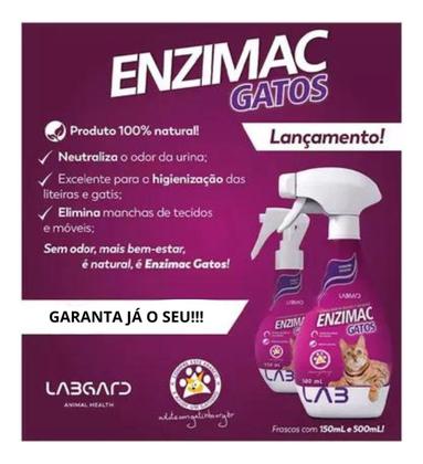 Imagem de EnziMac Gatos Eliminador De Odores E Manchas Natural 150ml